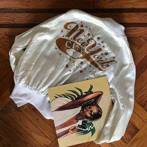 Stunning vintage disco bomber jacket